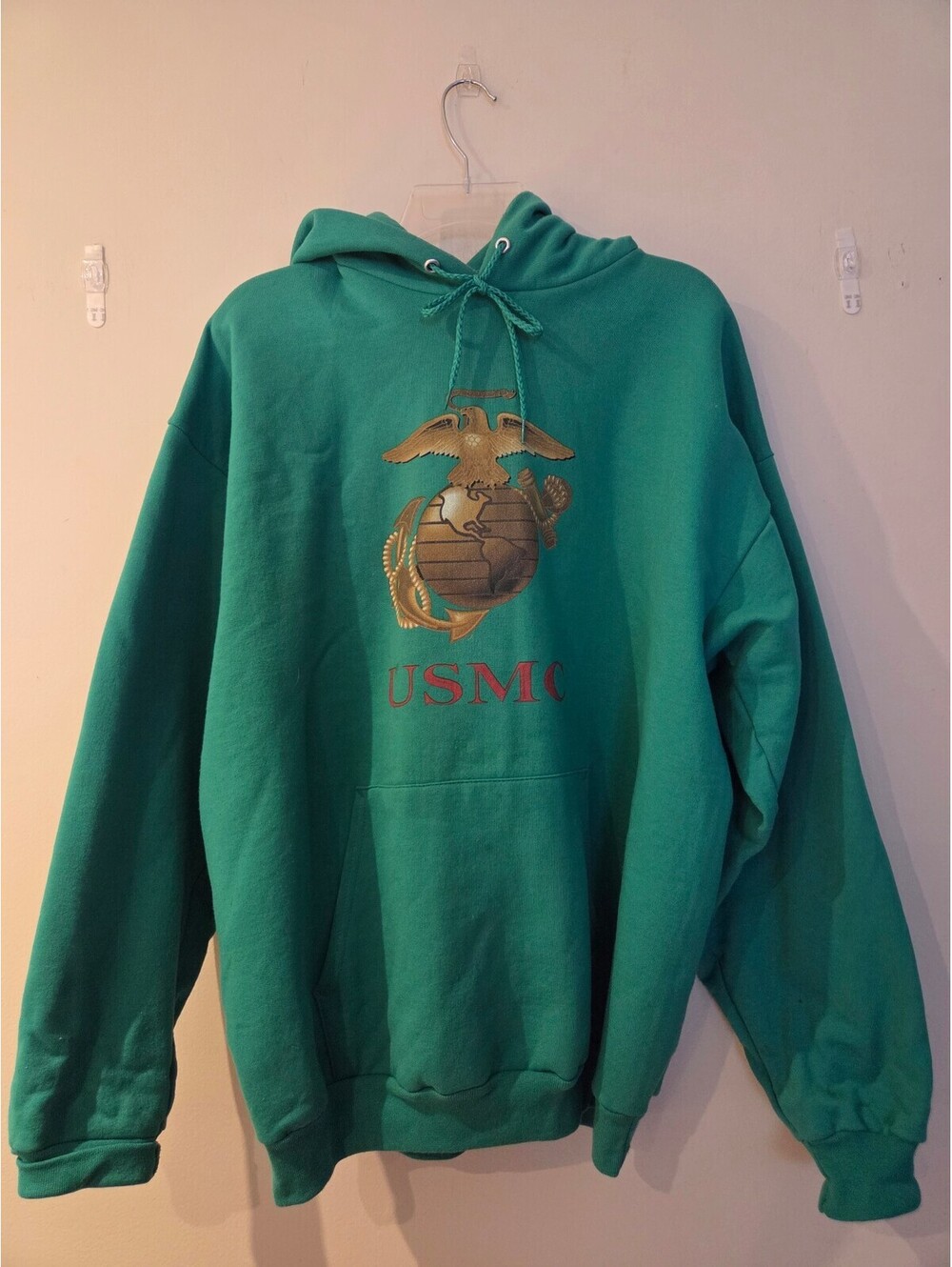 Port Authority Marine Corps Vintage Men's Green Sweatshirt XL
